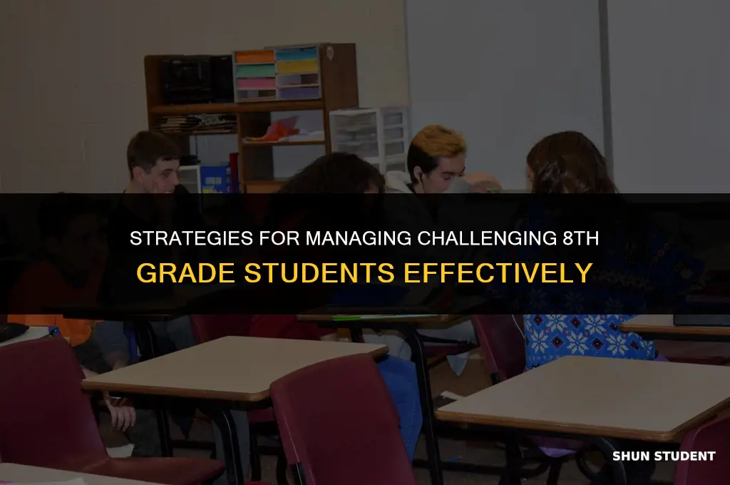 how to handle 8th grade problem students