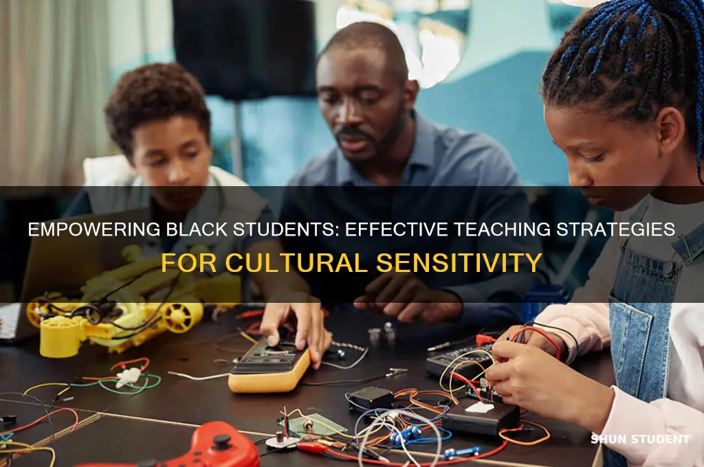 how to handle black students as a teacher