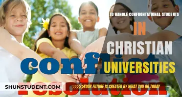 Confronting Students: Christian Universities' Approach to Conflict