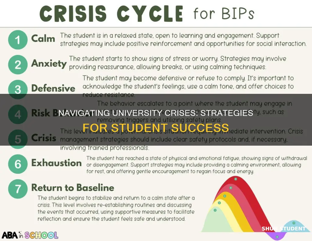 how to handle crisis for students at university