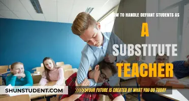 Strategies for Substitute Teachers: Managing Defiant Students Effectively