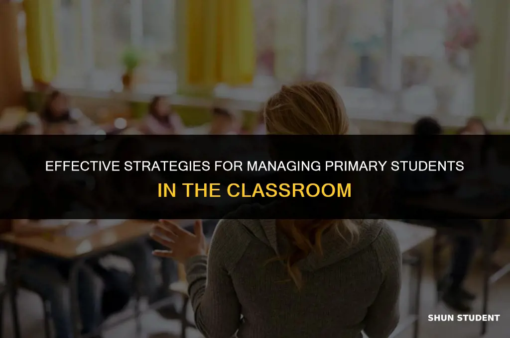 how to handle primary students in class