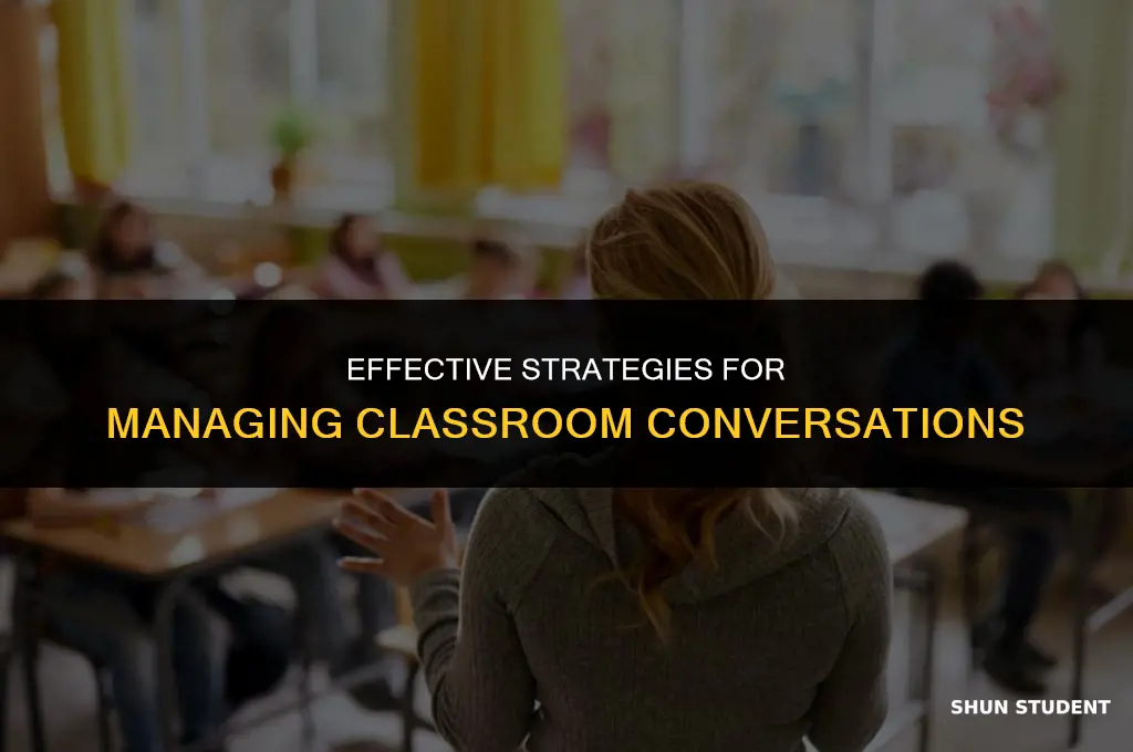 how to handle students talking in class
