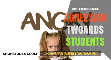 Addressing Teacher Aggression: Strategies for Students to Navigate and Respond