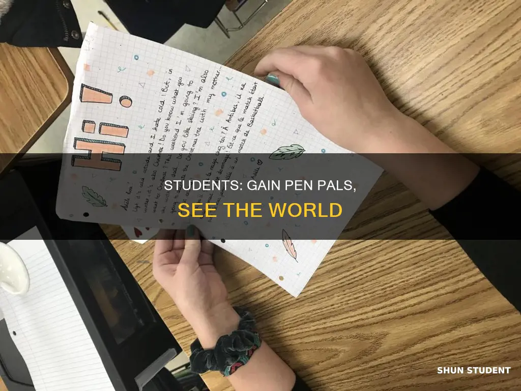how to have international pen pals for students