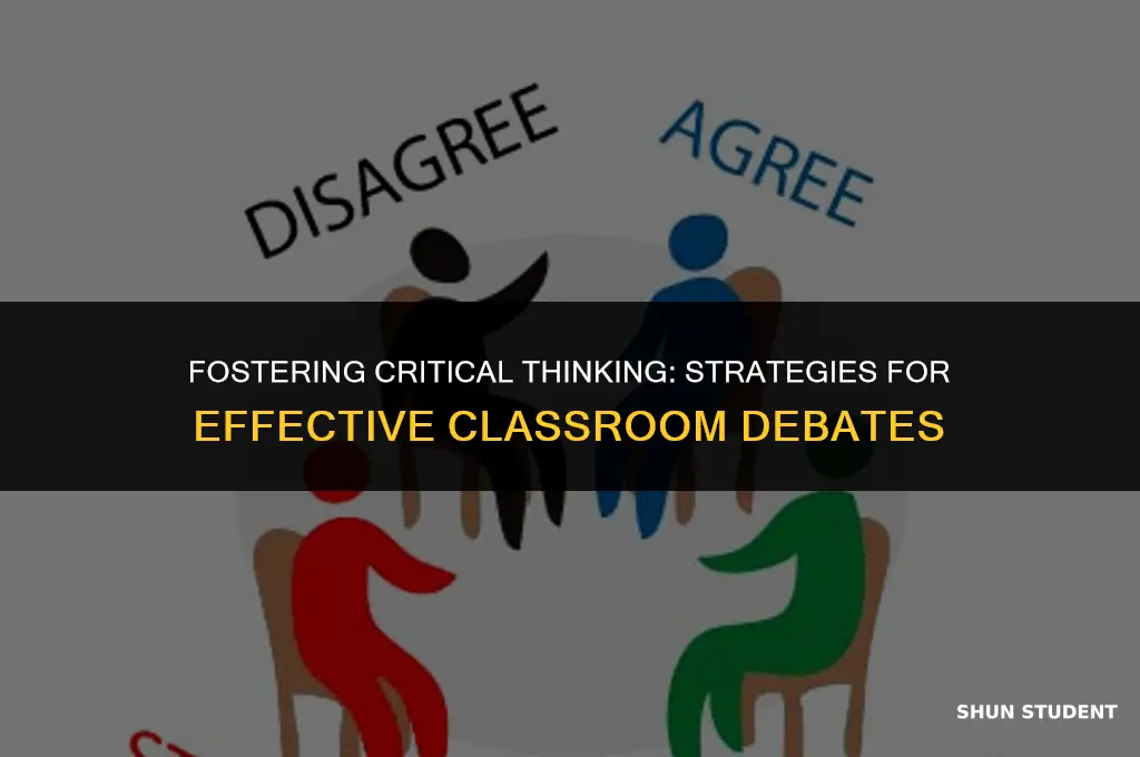 how to have students debate in class