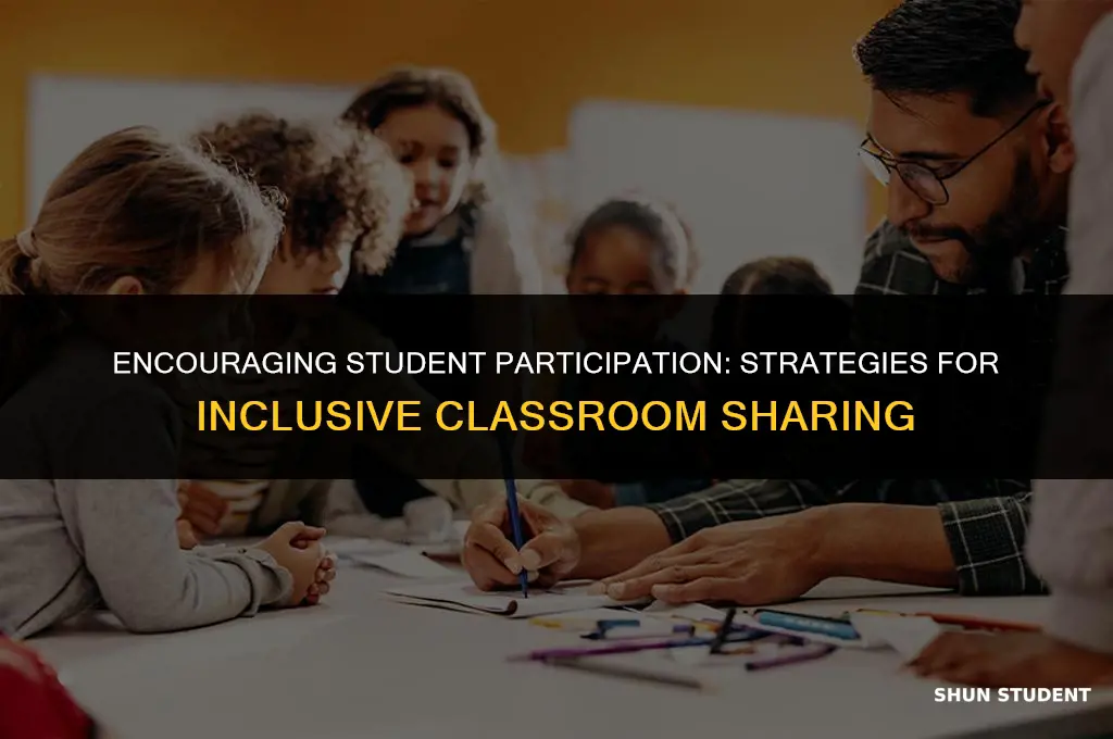 how to have students share in class