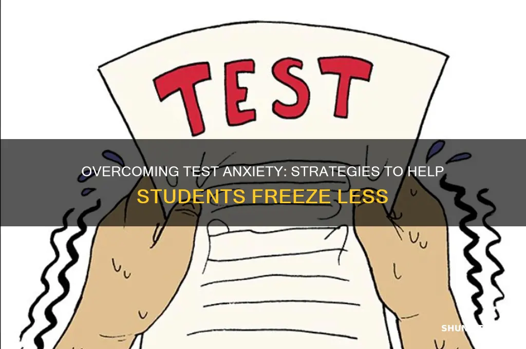 how to help a student who freezes on tests