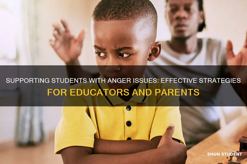 how to help a student with anger issues