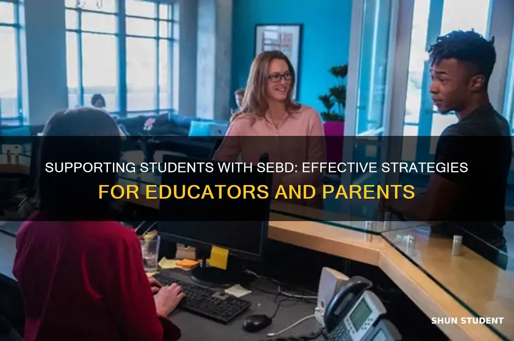 how to help a student with sebd