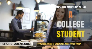 Helping Parents: Paying Bills as a College Student