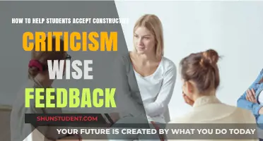 Empowering Students to Embrace Constructive Criticism for Growth and Success