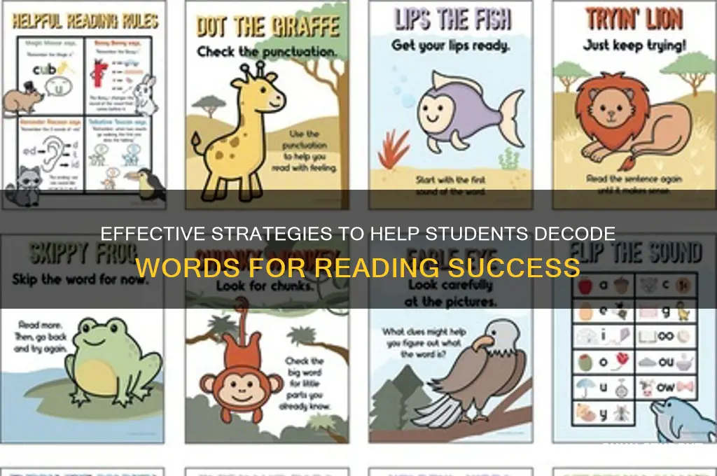 how to help students decode words