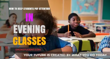 Strategies to Engage Students in Evening Classes