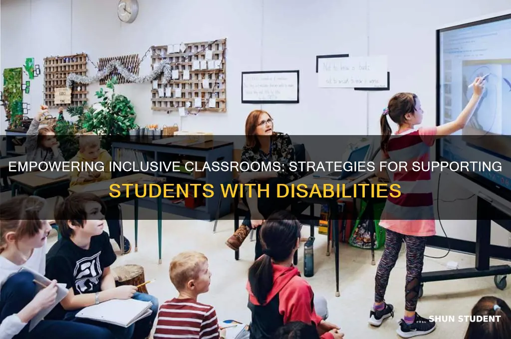 how to help students with disabilities as teacher