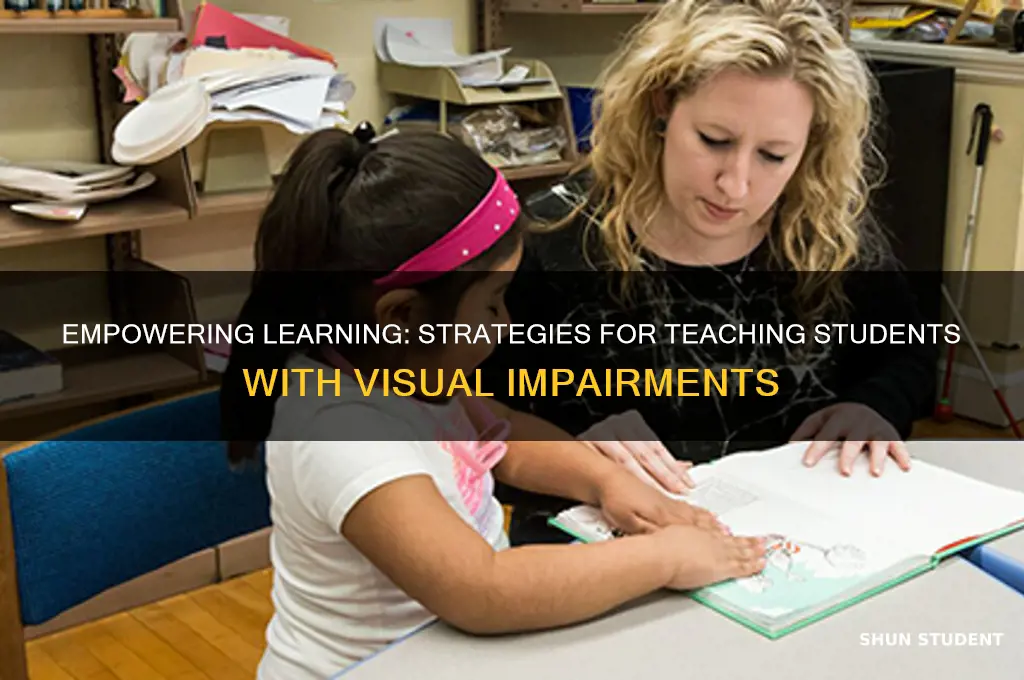 how to help teach students with visual impairments