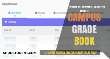 Concealing Withdrawn Students in Infinite Campus Grade Book: A Guide
