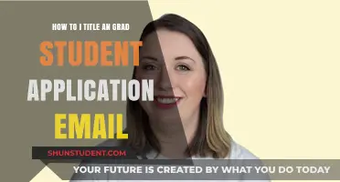 Crafting the Perfect Subject Line for Your Grad School Application Email