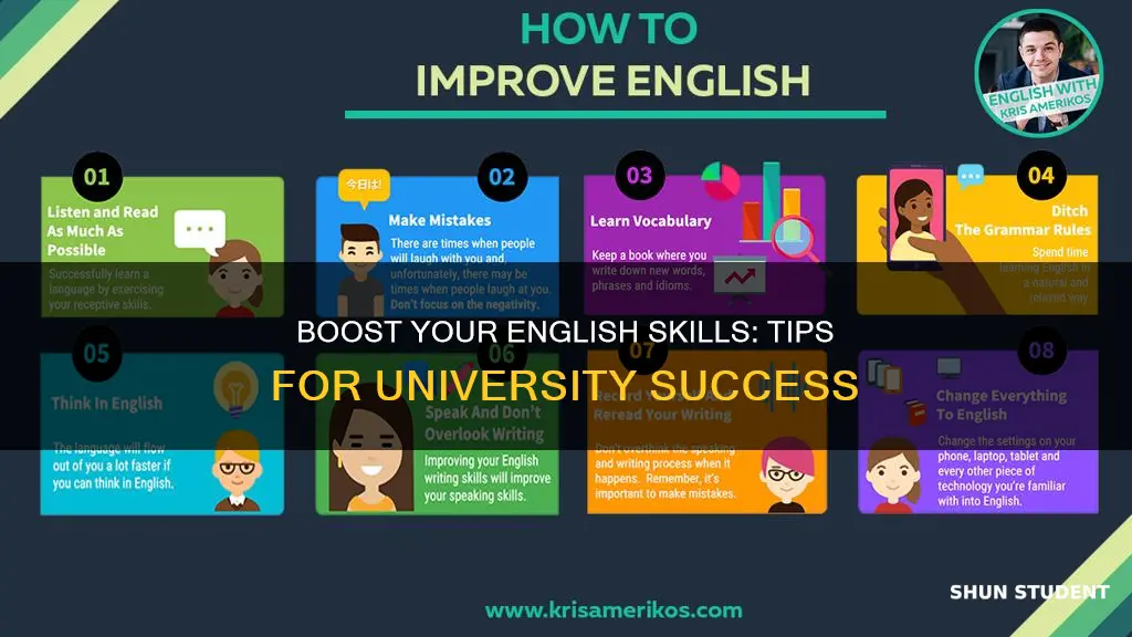 how to improve english university student