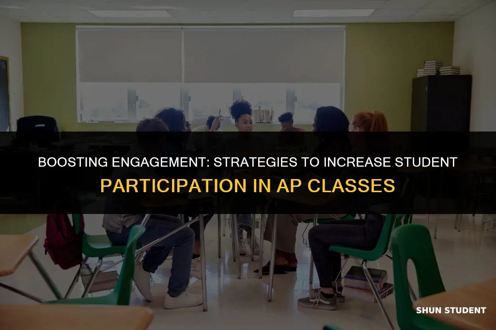 how to increase student participation in ap classes