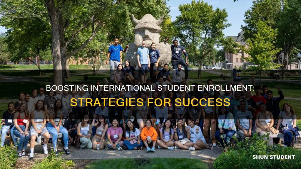 how to increase the international student enrollment
