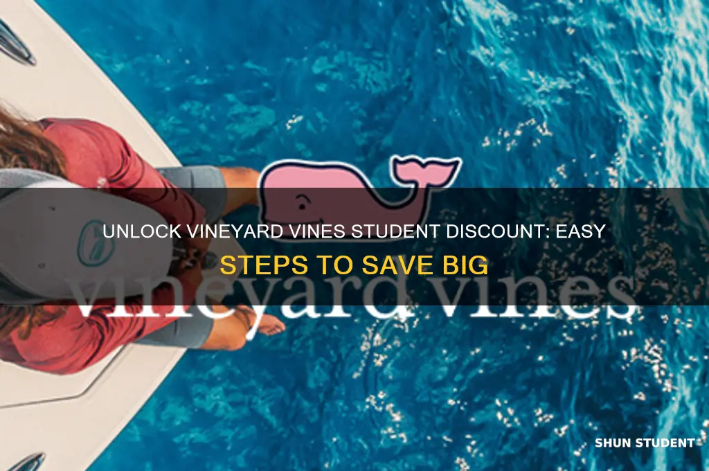 how to input student discount vineyard vines