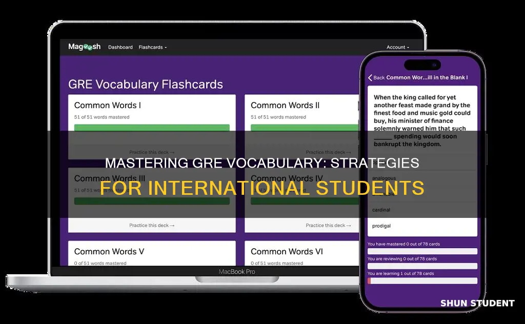 how to international student should study gre vocabulary