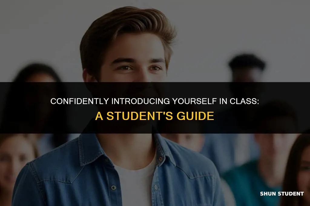 how to introduce myself in class as a student example