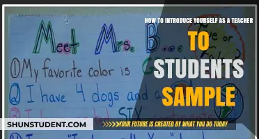 Engaging First Impressions: A Teacher's Guide to Introducing Yourself