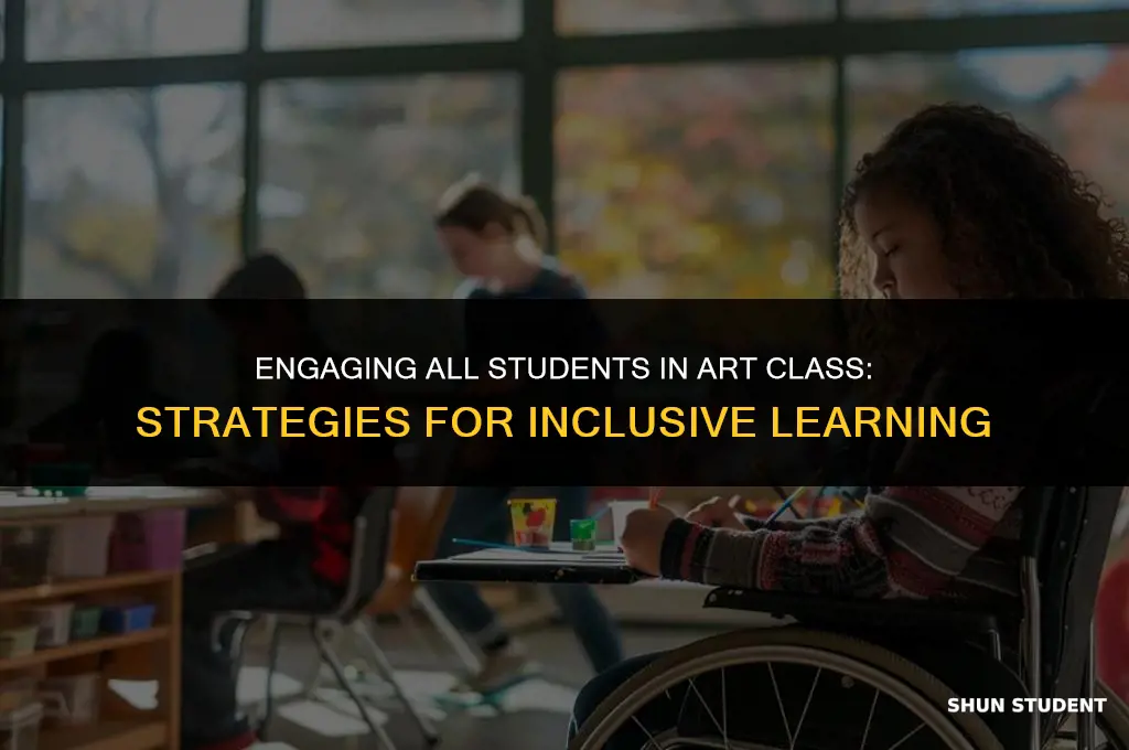 how to keep all students on track in art class