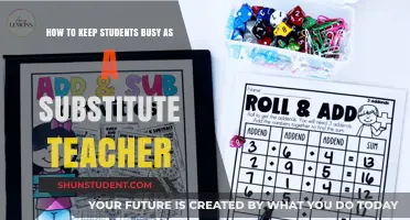 Engaging Strategies for Substitute Teachers to Keep Students Productive