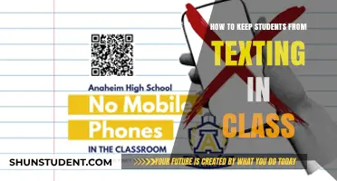 Strategies to Minimize Texting in the Classroom