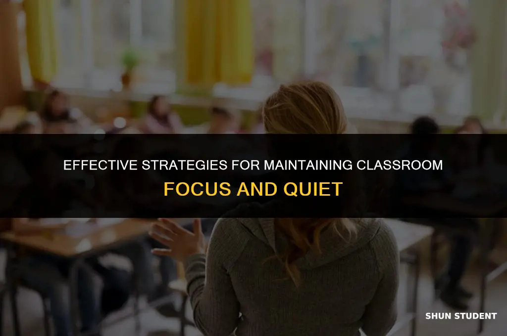 how to keep students quiet in class