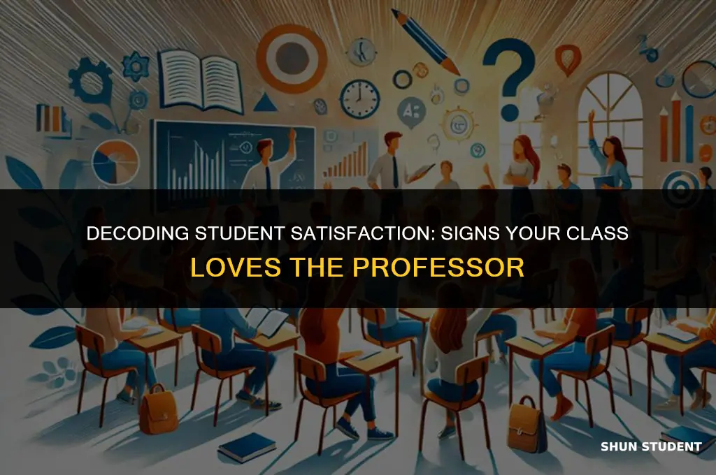 how to know if students like the class professor