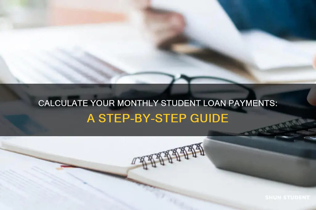 how to know what student loans will cost per month