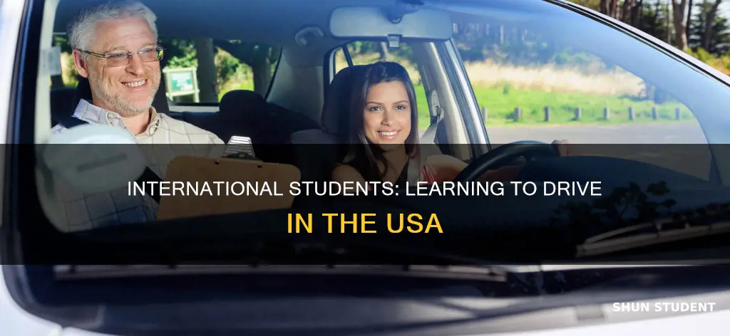 how to learn driving in usa as an international student