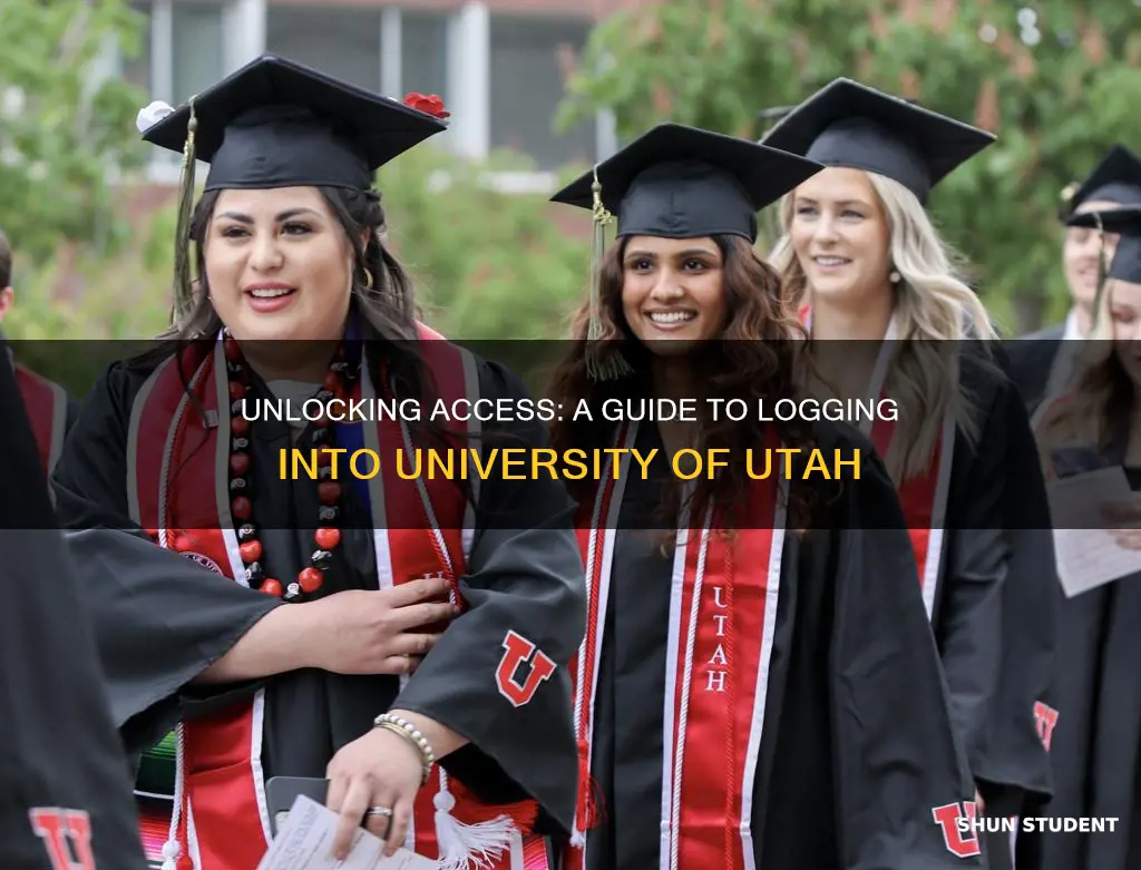 how to log in to university of utah as student