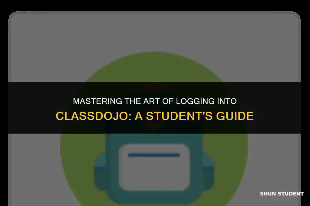 how to log into class dojo as a student