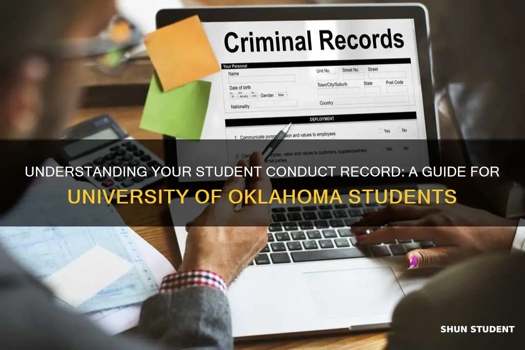 how to look at student conduct record university of oklahoma