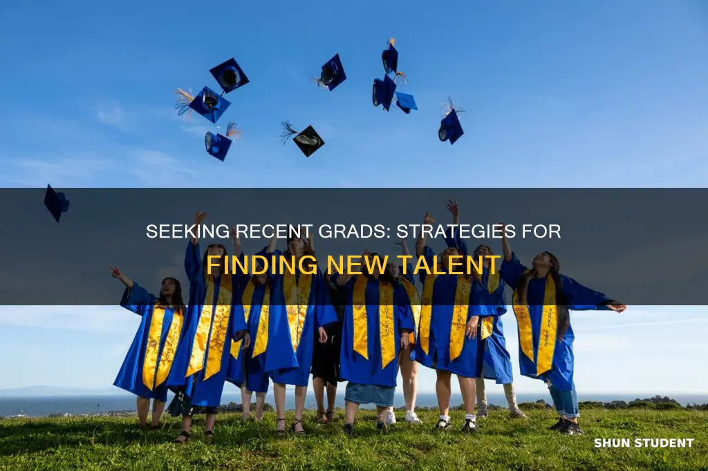 how to look for recent graduated students at a university