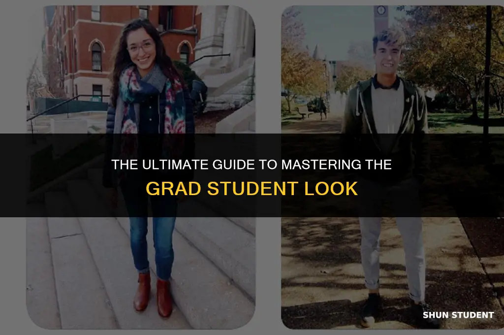 how to look like a grad student