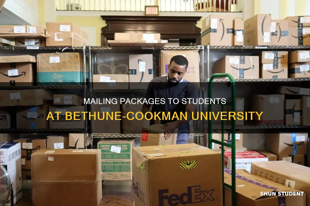 how to mail package to student at bethune-cookman university