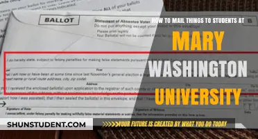 Mailing to Students at UMW: A Quick Guide