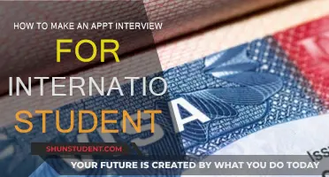 International Students: Ace Your Next Appointment Interview