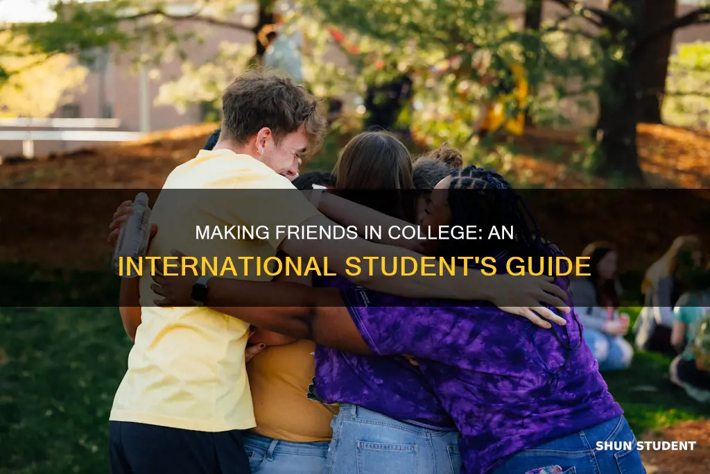 how to make friends in college as an international student