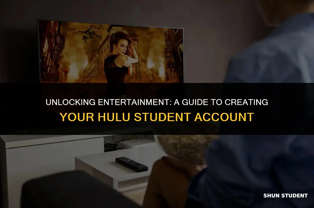 how to make hulu student account