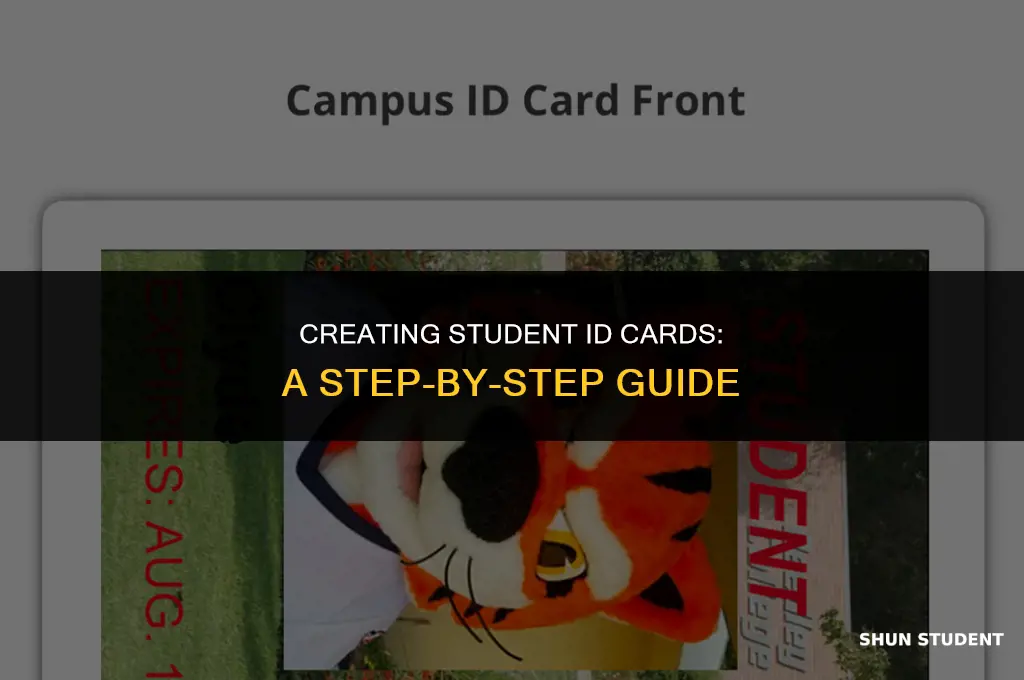 how to make id card for students