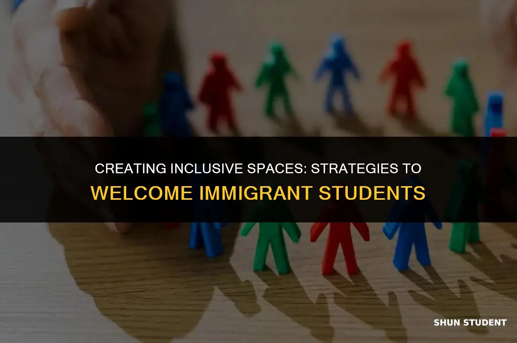 how to make immigrant students feel more welcomed