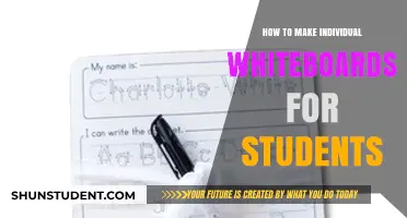 Personalized Learning: Crafting Individual Whiteboards for Student Success