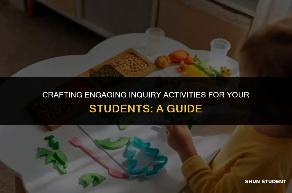 how to make inquiry activities for my students